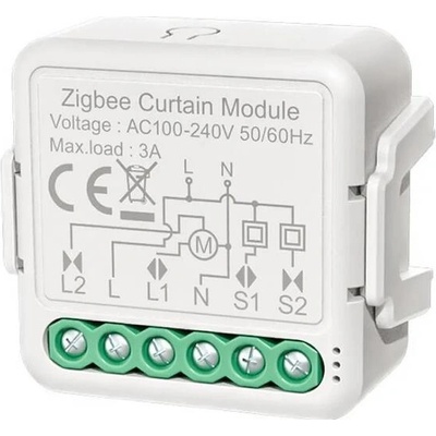 Mini ZigBee vypínač pro žaluzie/rolety 2CH Smartica MI08Z