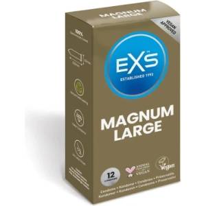 EXS Condoms 12 бр. Големи презервативи EXS Magnum 60 мм