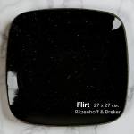 Ritzenhoff & Breker Порцеланова чиния Flirt, плитка, черна 27 х 27 см. Ritzenhoff & Breker