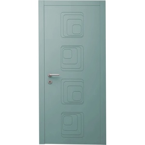 èkasa group Интериорна врата с каса EKASA INCONTRI IN-RING 100x240х12 см, панти, магнитна брава, дърво, синя лагуна (IN-RING/LAGUNA)