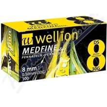 Wellion Medfine Plus Jehly inz.pera 30G x 8 mm/100 ks