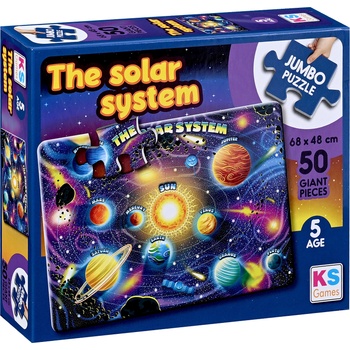 KS Games Пъзел KS Games от 50 XXL части - Слънчева система (JP31014)