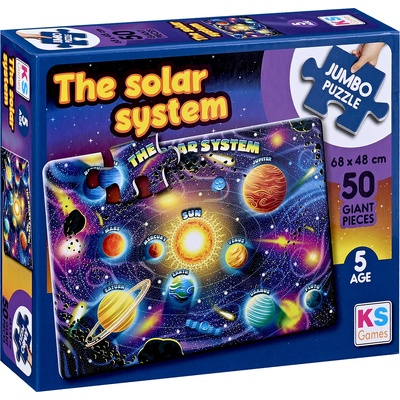 KS Games Пъзел KS Games от 50 XXL части - Слънчева система (JP31014)
