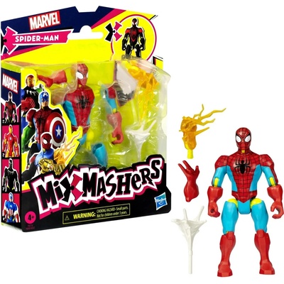 Hasbro Екшън фигура Hasbro Marvel MixMashers - Spider-Man, 12 cm (F9205_F9213)