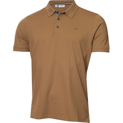 Calvin Klein Golf Блуза с яка Calvin Klein Golf Men's Short Sleeve Performance Polo Shirt - Biscuit