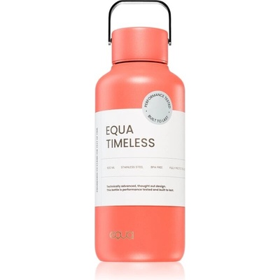 Equa Timeless nerezová láhev na vodu malá barva Aperol 1 ks