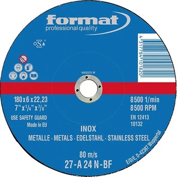 Format Hrubovací kotouč 125 x 6 mm EDE80410125