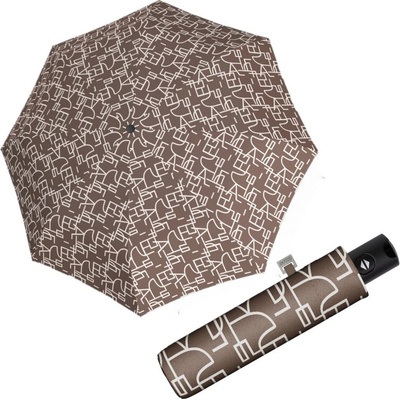 Doppler Carbonsteel Magic Clarity deštník dámský plně automatický hnědý