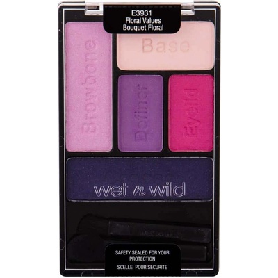 wet n wild цветна икона палитра сенки за очи E3931 флорални ценности 5 нюанса 6 g
