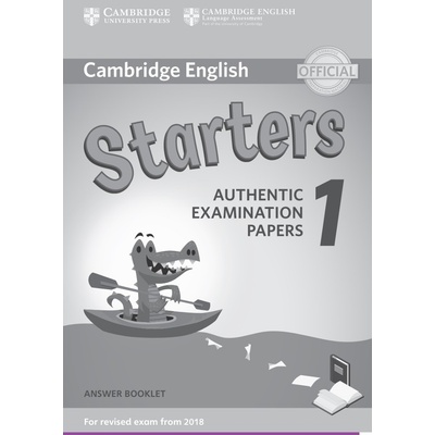 Cambridge English Young Learners 1 for revised exam from 2018 Starters Answer Booklet
