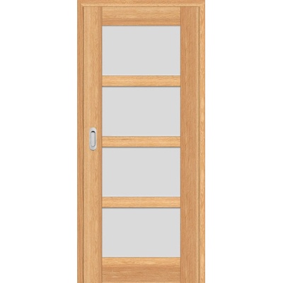 ERKADO Posuvné dveře do pouzdra Juka 4 Dub 3D Greko 80 x 197 cm – Hledejceny.cz