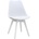 TopMebel Трапезен стол Viva TopMebel PP - PU в бял цвят 48.5x54x80cm