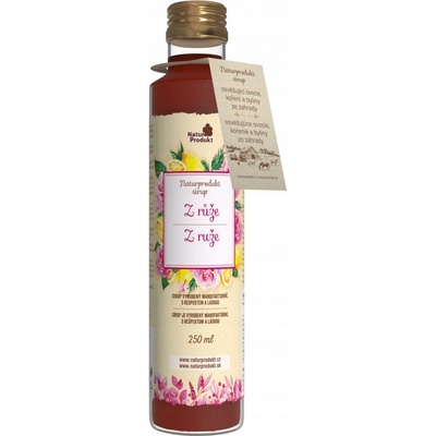 Naturprodukt Sirup z růže 250 ml