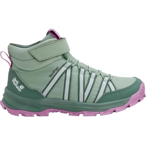 Jack Wolfskin Детски туристически обувки Jack Wolfskin Kid's Wild Hike Texapore Mid VC Walking boots - Green Zinnia - размер 29 (EU) (702-6214-0214)
