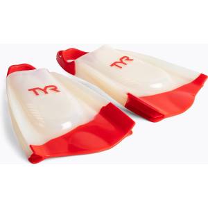TYR Плавници за плуване TYR Hydroblade бели и червени LFHYD