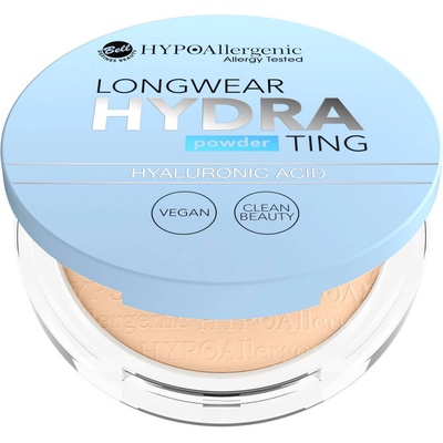 Bell HYPOAllergenic Дълготрайна хидратираща пудра Longwear, 02, 5 g