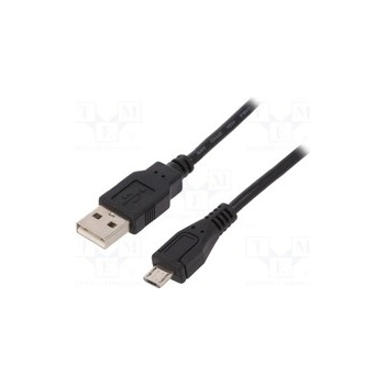 Qoltec 50498 USB A male / MicroUSB male, 5P, 0,5m
