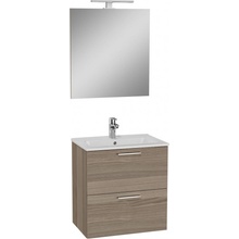 VITRA Mia skříňka s umyvadlem zrcadlem a osvětlením 59x61x39,5 cm cordoba - MIASET60C