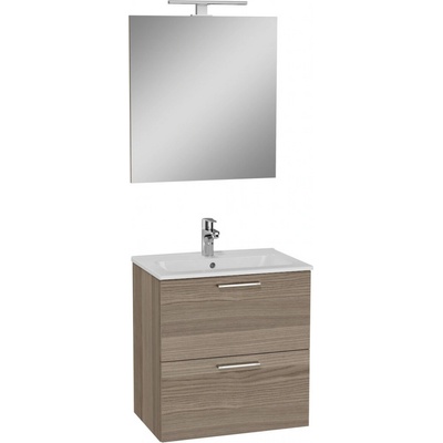 VITRA Mia skříňka s umyvadlem zrcadlem a osvětlením 59x61x39,5 cm cordoba - MIASET60C