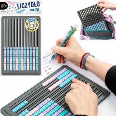 Kidea ploché počítadlo vzdělávací 10 řad korálků – Zbozi.Blesk.cz