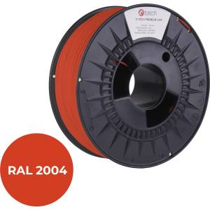 C-Tech 3DF-P-PLA1.75-2004 3D филамент, PREMIUM LINE, PLA, RAL2004, 1, 75mm, 1000g, Истински оранжев (True orange) (3DF-P-PLA1.75-2004)