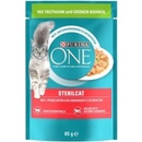 Purina One Cat SterilCat mini filetky s morkou a zelenými fazuľkami v šťave 85 g