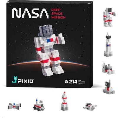 PIXIO NASA Vesmírná mise magnetická stavebnice 31101
