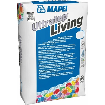 MAPEI Ultratop Living samonivelační malta na podlahy 25 kg Bílá