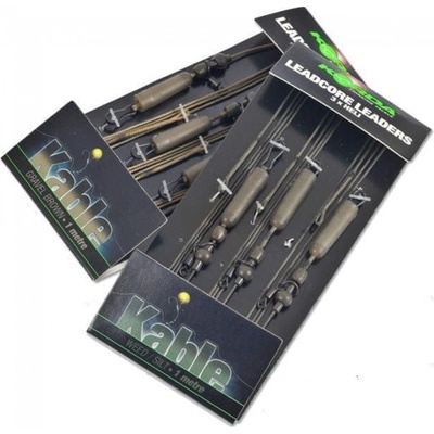 Korda Hotové montáže Leadcore leader Helicopter Heli weed/silt 3 ks