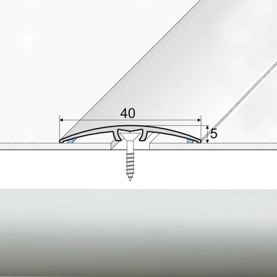 Effector A64 Profil prechodový Striebro 2.7 m