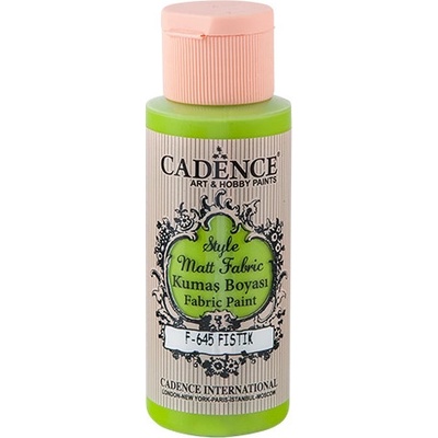 Textilná farba Cadence, Matt, zelená, 59 ml
