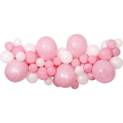 Godan dekoracje Gemar DIY sada na balónovú girlandu baby pink