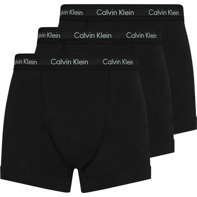 Calvin Klein Боксерки Calvin Klein 3-Pack Cotton Stretch Boxer Shorts - Black/Black