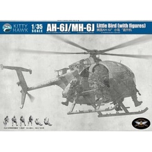 Kitty Hawk AH 6J/MH 6J Little Bird with figures 1:35