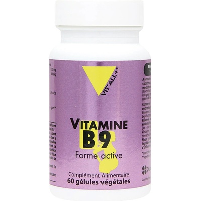 Vit’All+® Фолиева киселина Quatrefolic® 400 μg + Холин 60 капсули | Vit’All+® (678868 (B9) VP)