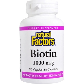 Image 1 of Natural Factors Biotin 1000 mcg [90 капсули]