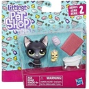 Hasbro Littlest Pet Shop Maminka s miminkem a doplňky Jade Catkin a Kittylina Scrapper