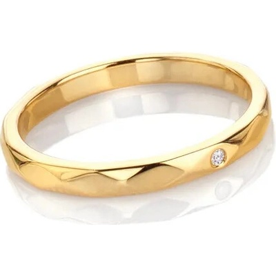 Hot Diamonds Pozlacený stříbrný prsten X Golden Edit Harlequin DR322 o 51 b