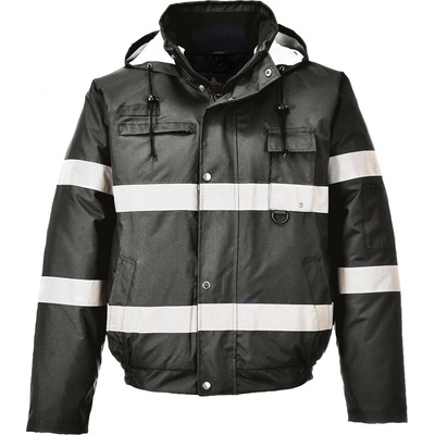 Portwest bunda Iona Lite bomber S434 zateplená voděodolná čierna