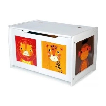 BIGJIGS - Дървена ракла за играчки - Джунгла (T0226)