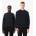 Lacoste Поларена блуза Lacoste Loose Fit Washed Effect Fleece Sweatshirt - Black