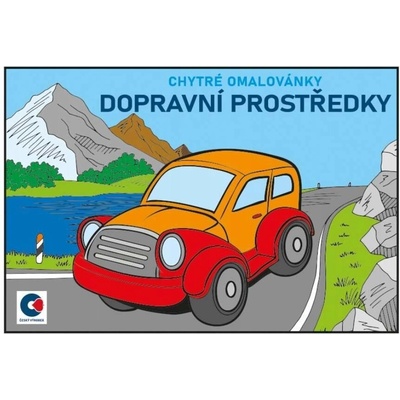 Omaľovánka A5 Chytré omaľovánky Dopravné prostriedky