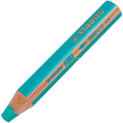 Stabilo woody 3 in1 viacúčelová farbička tyrkysová 880 470