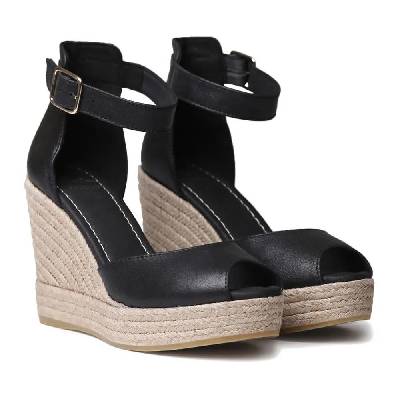 Сандали на платформа Toni pons Otile esparto wedge sandals - Black (Black)