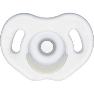 Wee Baby Силиконова залъгалка Wee Baby, - Full Silicone, 0-6 месеца, бяла (561) - ozone