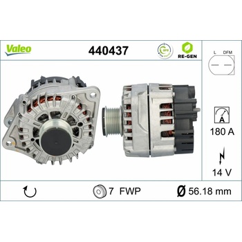 Alternátor VALEO 440437