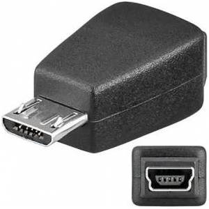PremiumCord USB Adapter PremiumCord MicroUSB - MiniUSB Black (kur-11)