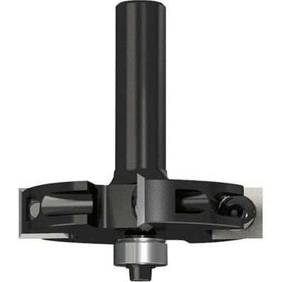 IGM F049-57021 - Fréza falcovací velká na dřevo pr. 56,7x12,0mm, s ložiskem, stopka 12 mm, HM žiletky