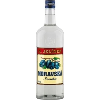 Moravská slivka biela 40% 1 l (čistá fľaša)