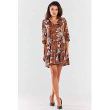 Awama A469 šaty Brown